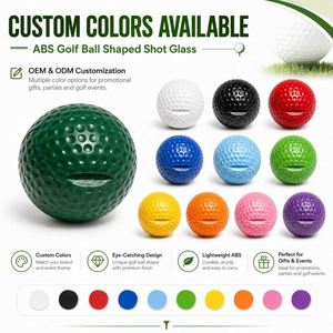 Juego de Vasos de Vino con Forma de Pelota de Golf, Vasos de Whisky de Acero Inoxidable y Plástico, Recuerdos de Golf de Lujo, Regalos Promocionales - Product Image 5