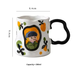 Tazza in Ceramica Creativa di Alto Valore con Dipinti Famosi del Mondo, Regalo per Caffè e Colazione - Product Image 5