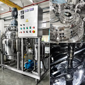 100L 200L 500L 1000L tùy chỉnh hệ thống treo highshearing homogenizer sưởi ấm tốc độ cao thép không gỉ trộn Tank - Product Image 5