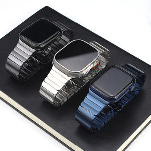 Correa de Repuesto de Acero Inoxidable con Hebilla para <span class=keywords><strong>Apple</strong></span> <span class=keywords><strong>Watch</strong></span> 10 Ultra, Compatible con <span class=keywords><strong>Apple</strong></span> <span class=keywords><strong>Watch</strong></span> Ultra 1/2 - Product Image 4