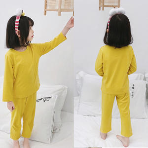 Wholesale <b>Kids</b> Girls Sleepwear Pajamas <b>Short</b> Blank Girl Sleepwear for Summer Custom <b>Kids</b> Pajamas Girl Cotton <b>Pyjamas</b> - Product Image 3