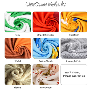 Asciugamani da Spiaggia in Microfibra Ecologici Personalizzati 70*140cm con Stampa Animale Stile Tropicale, Senza Sabbia e di Alta Qualità per Bambini - Product Image 2