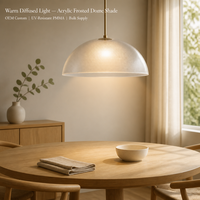 Abat-jour en acrylique transparent de remplacement, couvercle transparent pour lampe de plafond, luminaire suspendu