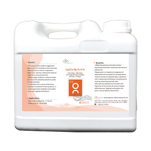 Chất Lượng Cao Hữu Cơ Phân Bón Lỏng Đường Rượu Canxi Magiê Boron Kẽm Sắt Thuận Tiện Cho Dễ Dàng Hấp thụ Cây Trồng - Product Image 1