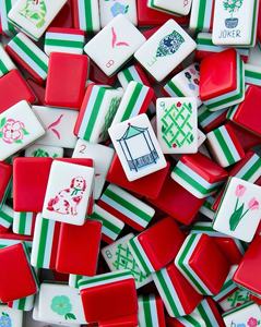 Juego de Mahjong Acrílico de Lujo Marca <span class=keywords><strong>Fengcai</strong></span>, Tallado, 160 Piezas, Venta Directa de Fábrica - Product Image 4