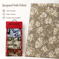Tissu Jacquard Tissé de Qualité Fiable, Tissu d'Ameublement Jacquard Lourd et Décoratif en Polyester pour Canapé