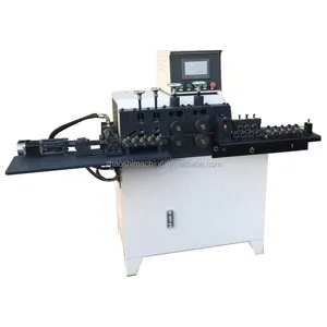 automatic wire hog c ring making bending machine flat and square iron or steel wire.