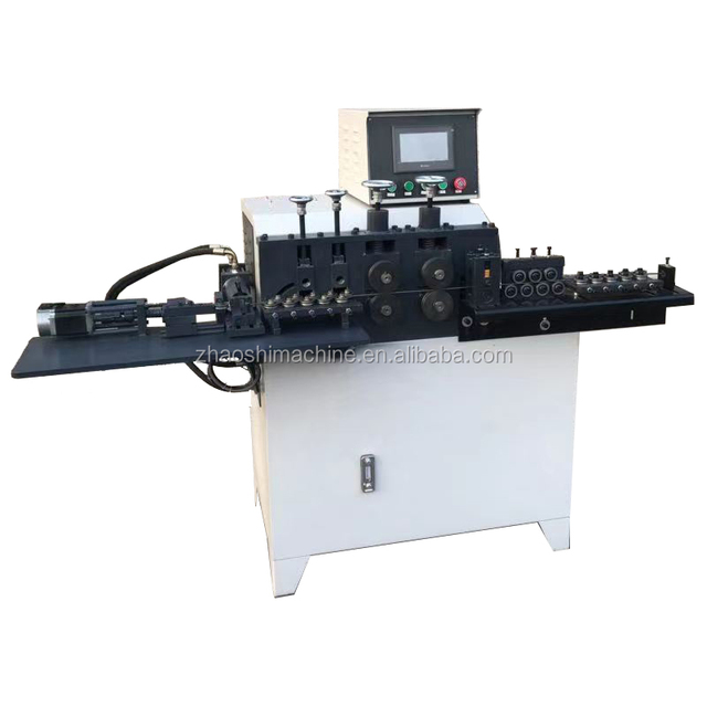 2-axis Automatic Wire Hog c Ring Making Bending Machine Flat and square Iron or Steel Wire.