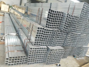 Tubo hueco cuadrado/rectangular pregalvanizado 75x38/80x4 0/100x50 Tubos cuadrados galvanizados por inmersión en caliente Longitud 5,5 m 6m - Product Image 2