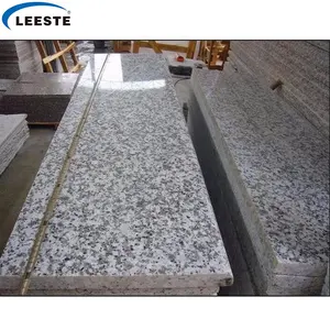 Hot Light Grey staircase Popular Polished Outdoor Granite Stair treads Riser