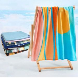 Serviette de plage personnalisée en coton 100% imprimée sur mesure, douce, très absorbante, surdimensionnée, avec un design imprimé intégral de dessins animés mignons - Product Image 2