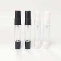 Bouteille de parfum de voyage portable de 10ml, atomiseur rechargeable à double extrémité avec vaporisateur transparent