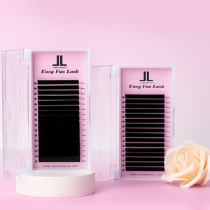 Extensiones <span class=keywords><strong>de</strong></span> <span class=keywords><strong>Pestañas</strong></span> <span class=keywords><strong>de</strong></span> Seda Lymeebeauty, Etiqueta Personalizada, <span class=keywords><strong>Pestañas</strong></span> Negras Naturales, Veganas, Libres <span class=keywords><strong>de</strong></span> Crueldad, Fáciles <span class=keywords><strong>de</strong></span> Aplicar - Product Image 1