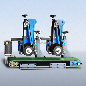 HF Küçük Boyutlu Otomatik Paslanmaz Çelik Çapak Alma ve Yüzey Parlatma Makinesi 2.2kW 100kg Kullanımı Kolay - Product Image 2