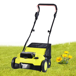Vertak 2x20V moteur sans balais grand scarificateur et râteau 36cm largeur de coupe jardin 2 en 1 râteau à gazon sans fil scarificateur - Product Image 1