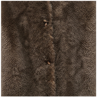 Manteau court élégant pour femmes en laine et cuir, col rond, boutons métalliques, chaud