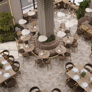 أريكة مطعم على الطراز الاسكندنافي ، أريكة وكرسي أثاث تجاري مخصص ، أريكة مطعم - Product Image 1