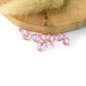 Morganite en nanopoudre sur mesure, forme <span class=keywords><strong>poire</strong></span>, taille facetée, pierre précieuse adaptée à la fabrication de bijoux, fournisseur de pierres précieuses Morgan - Product Image 3