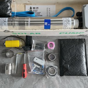 Girante in acciaio inossidabile 4 pollici 150V 1.1KW 1.5HP pompa ad acqua solare per pozzo profondo pompa sommergibile per irrigazione agricola - Product Image 4