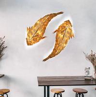 Lampe murale en bois de style japonais faite à la main, créative, LED 12w, salon, chevet, éclairage d'escalier, décoration, lampe d'art déco, applique murale