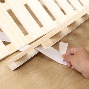Lit pliant moderne en bois massif avec cadre à lattes bas, tapis de sol tatami écologique pour dormir au sol - Product Image 4