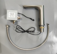 Nouveau robinet intelligent à capteur automatique en cuivre, à économie d'énergie, avec technologie sans contact, pour lavabo de chambre et salle de bain