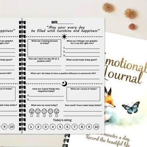 Cuaderno Espiral Personalizable con Diseño <span class=keywords><strong>de</strong></span> Zorro Emocional, Estilo Vintage, <span class=keywords><strong>para</strong></span> Hombres y <span class=keywords><strong>Mujeres</strong></span>, Regalo, Tamaño A5, Cuero PU - Product Image 5