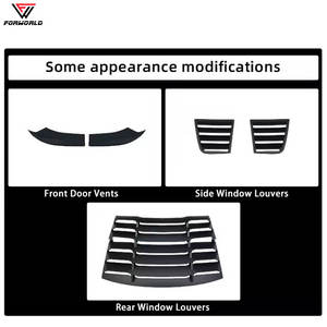 Nouveau Kit Carrosserie Large Complet SRT pour <span class=keywords><strong>Dodge</strong></span> <span class=keywords><strong>Charger</strong></span> 2015-2023 avec Pare-chocs Avant et Arrière, Calandre et Sourcils - Product Image 6