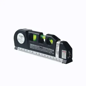 핫 세일 다목적 레이저 레벨 레이저 라인 8 피트 측정 테이프 눈금자 조정 표준 및 미터법 눈금자