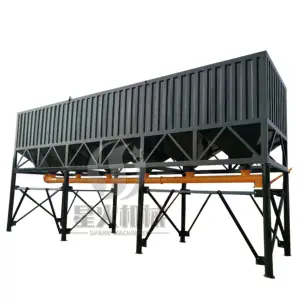 Steel Cement Container silo Large Size Storage Horizontal Cement Silo For Sale