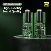 COMTANG DAT2082-PRO Module adaptateur de décodage DAC audio numérique Type-C 384kHz/32bit pour casque, connecteur Hifi sans perte