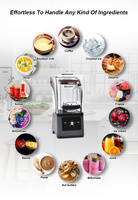 Ssl 1500W High Power Bevroren Drinken Juicer Commerciële Ijs Blender Met Noise Behuizing
