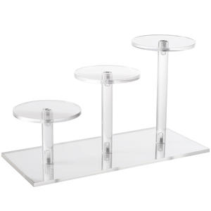 Acryl Multifunktionaler Mehrschichtiger Figurenständer Transparenter Ausstellungsständer für Ringe Schmuck Kleine Ornamente Halter Ausstellung - Product Image 5