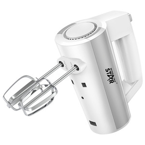 Batteur à main électrique Winning Star 200W à double fouet pour la pâtisserie et la préparation de crèmes, blanc - Product Image 5
