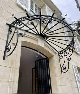 Auvents <span class=keywords><strong>d</strong></span>'<span class=keywords><strong>entrée</strong></span>, pergola, <span class=keywords><strong>auvent</strong></span> <span class=keywords><strong>pour</strong></span> villa, <span class=keywords><strong>fer</strong></span> <span class=keywords><strong>forgé</strong></span>, design personnalisé, haute qualité, style moderne, <span class=keywords><strong>porte</strong></span> <span class=keywords><strong>d</strong></span>'<span class=keywords><strong>entrée</strong></span> extérieure - Product Image 1