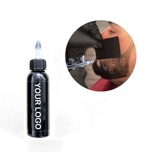 Kit aérographe liquide pour l'amélioration des cheveux et de la <span class=keywords><strong>barbe</strong></span>, teinture marron-noir avec vitamine C pour la ligne des cheveux et les soins de la <span class=keywords><strong>barbe</strong></span> du barbier - Product Image 4