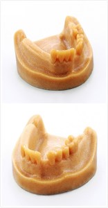 Modello mandibolare dentale in resina Danter con osso cancelloso 6x7x3cm modello A2028 per la pratica dell'impianto nella scienza medica - Product Image 3
