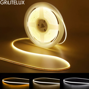 Iluminación LED Lineal COB de 5 mm, 400 LED, 12 V, 10 W, Voltaje Constante, Sin Puntos, Tira para Diseño Arquitectónico - Product Image 2