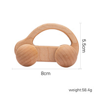 Mini chariot coloré en bois de noyer, jouet de construction pour l'éducation précoce des enfants, poussette pour enfants, garçons et filles, préscolaire