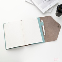 Housse de livre minimaliste en cuir PU, anti-salissure, imperméable, housse de journal de voyage, organiseur de documents