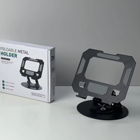 Support de tablette pliable réglable en métal pour iPad, support de tablette de bureau en aluminium