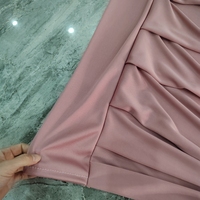 Tissu de rideau élastique en soie de lait à 2 plis personnalisé, sans plis, couleur ivoire, pour toile de fond de scène de mariage et décoration d'événements