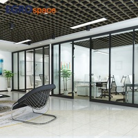 EGROspace Movable Partition Wall Office Interior Glass System Intelligent Designs Furniture Glass Office Partition