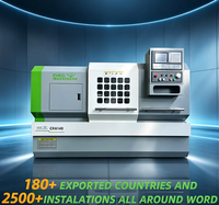 Torno CNC Horizontal de un Solo Husillo CK6140-750, Bancada Plana, Control CNC GSK de Alta Precisión, Garantía de 1 Año