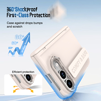 Coque rigide pour For Fold 18 Ultra avec protection de la caméra, support métallique, protection de la charnière, verre trempé anti-traces de doigts