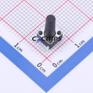 TSD003A12526A Tactile Switch SMD-4P,6x6mm Switch Round Button 2.6N Vertical Mount 6mm - Product Image 1