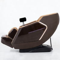 Fauteuil de massage 3D de luxe Mostar avec vibration des hanches, inclinaison zéro gravité, fonction Shiatsu, musique et design en cuir PU pour le cou