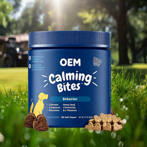 Suplemento Masticable Suave Multivitamínico 11 en 1 Omega-3 EPA DHA Sin Granos para la Salud de la Piel y el Pelaje de Perros, Venta al por Mayor Directa de Fábrica OEM - Product Image 2