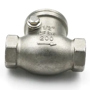 Factory Direct Sells Stainless Steel Horizontal Check Valves Plumbing Check Valves Swing-Type