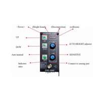 Contrôleur de hauteur de torche plasma capacitif pour machine de découpe CNC HYD CHC-200F, capteur DC24V, mémoire 256 Mo, noir, capacité de charge 40W, 1